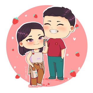 Chibi Couple only 130k / 18$